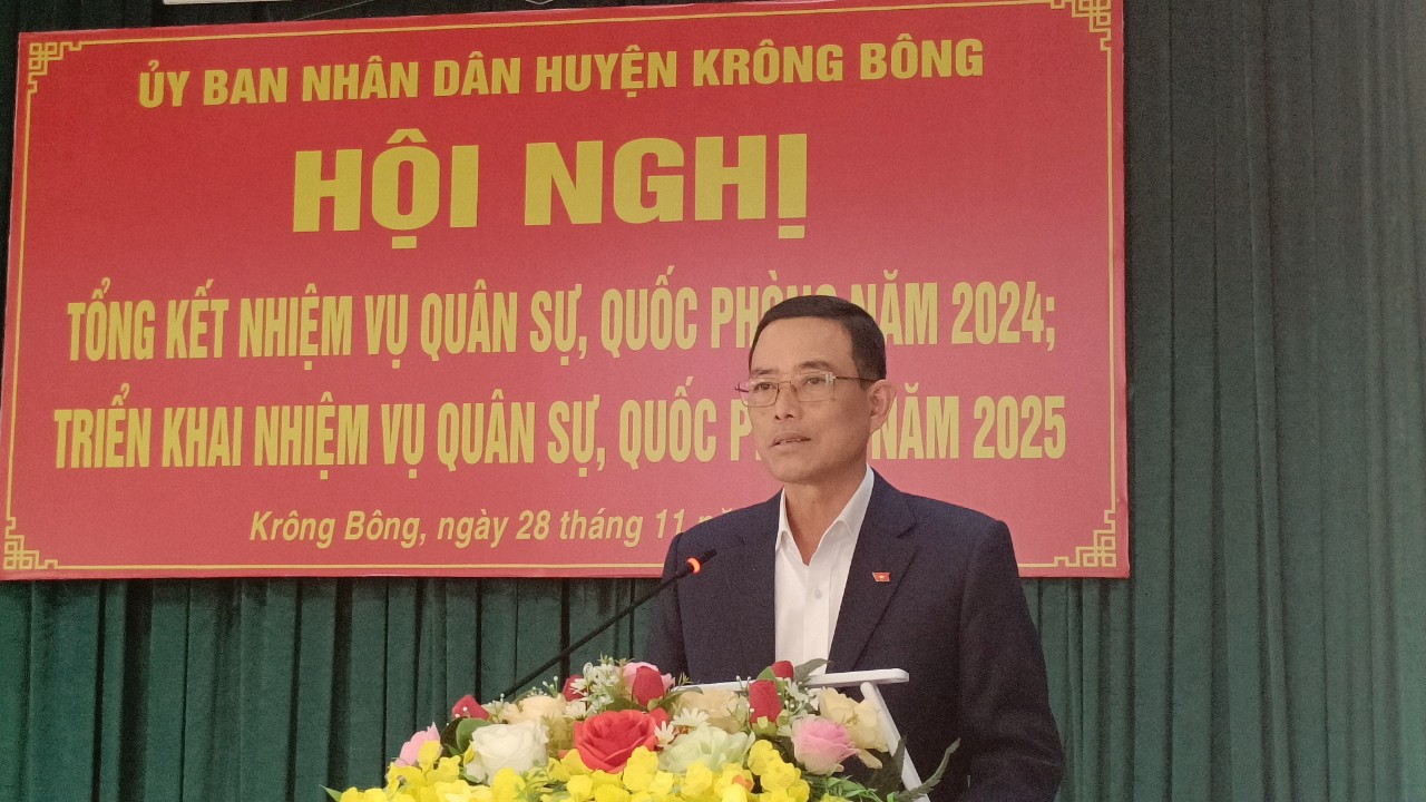 Hội nghị tổng kết công tác quân sự, quốc phòng năm 2024